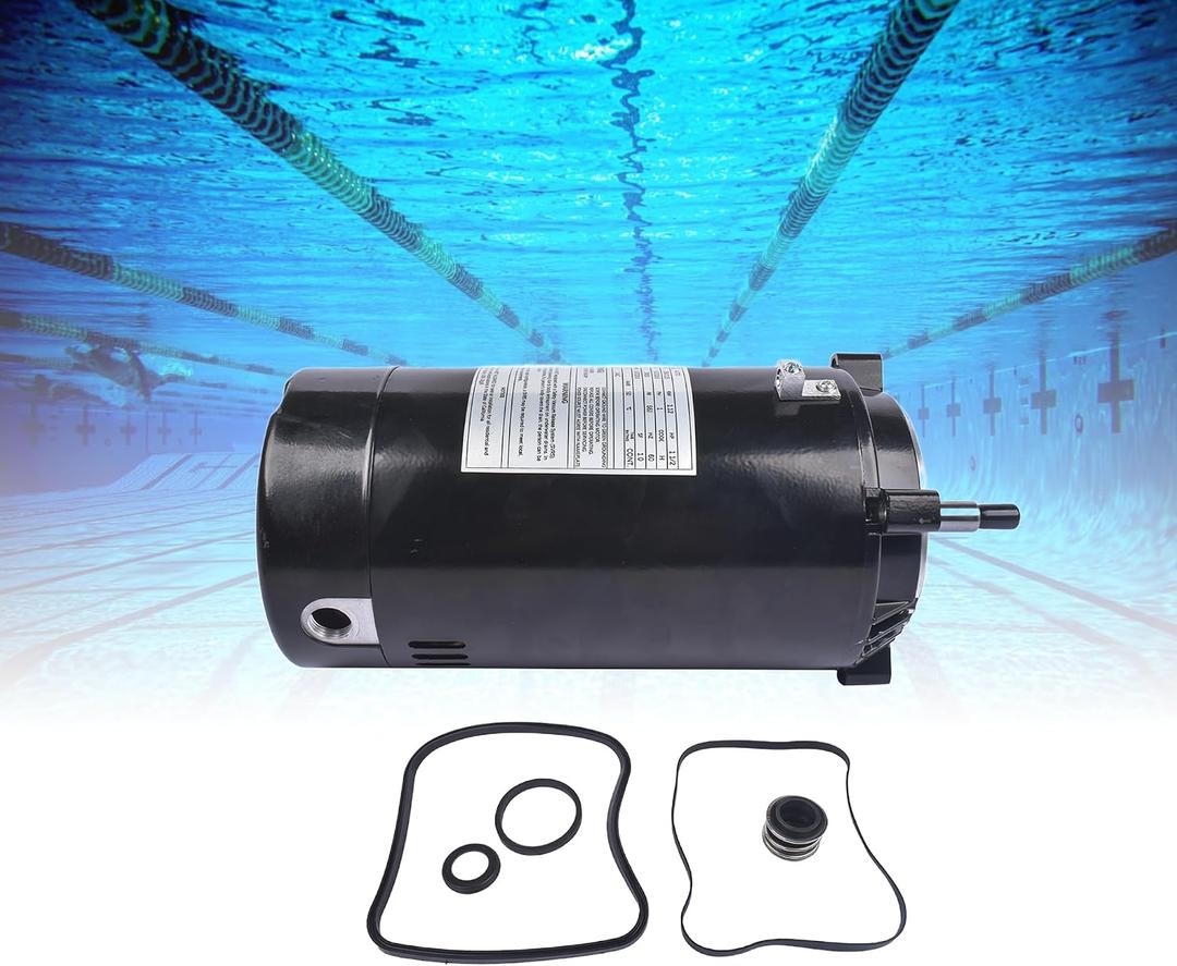 UST1152 Round Flange 1.5HP pool motor Kit Replacement for HAYWARD -MAX FLO, SUPER PUMP, SUPER 11 PUMP Compatible with JACUZZI MAGNUM
