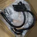 4-Pack 4" E Track J Hooks, Heavy Duty Black Steel Hanger 1,400lbs Break Strength E-Track Tie Down Accessories for Box Truck, Enclosed Trailer, Garage, Vans, Warehouse, Workshop