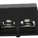 48v Dc Battery Bus Bar Distribution Block with Cover Terminal for Automotive Rv Applications Heavy Duty Power Distribution Black