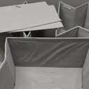 StorageWorks Storage Baskets for Shelves, Fabric Storage Bins, Closet Organization and Storage Baskets, Organizer Bins for Clothes, Light Gray, Extra Large, 3-Pack