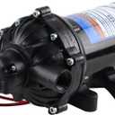 Everflo EF5500BOX 5.5GPM 12V Diaphragm Pump1/2 FNPT Connection, 5.5 GPM, Black