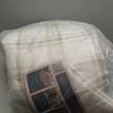 8x10 Beige Plaid Living Room Area Rug