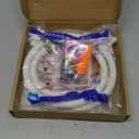 Portable washing machine hoses, Used for Compact Washer washing machine water supply linefaucet adapter for Portable Washer,Replacement Portable Washer Hose,Washing Machine Hose 6FT 2M