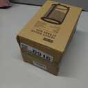 Makeup Brush Holder, 2 Tier Clear Cosmetic Tools Organizer, Round Makeup Organizer for Vanity Countertop (Black)