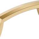 Amerock Bellamy 3-3/4 inch (96mm) Center-to-Center Champagne Bronze Cabinet Pull, BP36688CZ