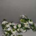 2pcs Wedding Flower Bouquet Decor Artificial Daisy Arrangement for Home Party Realistic Faux Floral Bouquet for Wedding Decorations Easy Maintenance Elegance