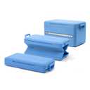 Coleman Snap N Go 55qt Collapsible Hard Cooler, Keeps ice Cold for up to 64 Hours, Holds up to 93 cans, Collapses up to 1/3 its Size, Can Hold up to 200 pounds, Blue Sky