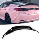 Rear Trunk Spoiler Wing ABS Fit for Toyota Camry 2025 2026 R Style LE/SE/XLE/XSE/Hybrid Duckbill High Kick Decklid Lip Exterior Accessories(Gloss Black)