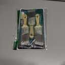 Mister Rui 2" Paint Brushes, 3 Pack, Angle Paint Brush Set for Latex and Oil Paints & Stains, Home Improvement - Interior & Exterior Use, 2 Inch Cut-in Trim Brush