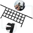 JeCar Trunk Net Mesh Cargo Net for 2018-2023 Jeep Wrangler JL JLU 2 Door & 4 Door (Black)