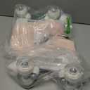 Beuway Womens Roller Skates PU Leather Roller Skates Indoor Outdoor Shiny Roller Skates for Girls or Boys Ages  Upgrade Color (36-Men:4.5-Women:6)