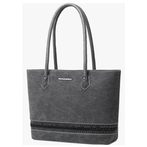 Montana West Woven Tote Bags for Women Purses and Handbags with Back Zipper Pocket