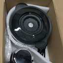 GANIZA Food Processors, Electric Food Chopper with Meat Grinder & Vegetable Chopper - 2 Bowls (8 Cup+8 Cup) with Powerful 450W Copper Motor - Includes 2 Sets of Bi-Level Blades for Fruits/Meat/Nuts (Black)