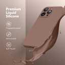 Magnetic for iPhone 13 Pro Max Case, Compatible with MagSafe, [Full Camera Protection][Screen Protector] Silicone Shockproof Protective Phone Case for iPhone 13 Pro Max 6.7", Brown