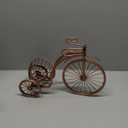 Single Bike Wine Bottle Holder with Glass holer (Large)