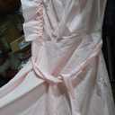 ZESICA Women's 2025 Summer Sleeveless Halter Neck Ruffle Tiered Layed Chiffon Flowy Swing Long Midi Dress S