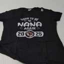 Soon To Be Nana, Again 2025 Mother Pregnant T-Shirt, Medium