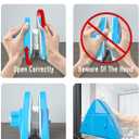 Double Side Magnetic Window Cleaner,Adjustable Magnetic Double Window Glass Wiper Glider Washing Brush Equipment Cleaning Brush Wiper Tools for High-Rise and Car Glazed Windows Thickness 4-30mm (1 Count (Pack of 1))