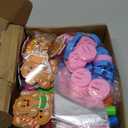 194 Pcs Christmas School Stationery Set Xmas Classrooms Exchange Stationery Party Favors Class Reward Prizes Notebooks Pencils Sharpener Erasers Stickers Stamps for Party Supplies (Gingerbread)