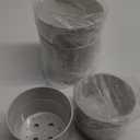 4 Pack Self Watering Pots Set, 4+5.5 Inch Self Watering Pots for Indoor Plants, Planter Pot with Wick Rope and Reservoir for African Violet, Spider Plant, Orchid