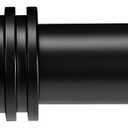 Long Curtain Rods 120 to 170 Inches - Heavy Duty Adjustable Drapery Rod for Wide Windows, Sliding Doors, Patios, 1 Inch All Metal, 4 Brackets, Ceiling & Wall Mount, Black