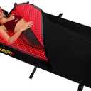 Red Light Therapy Mat Full Body 83" x 33", 2710 LEDs, 660&850nm | Easy-Clean TPU, 3 Light Modes, 5 Intensity Levels, Skin-Friendly for Everyday Home Use