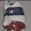 American Pleated Fan Flag,3 X1.5 Ft USA Patriotic Flag Bunting Half Fan Banner Decoration Indoor/Outdoor (4pcs)