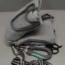 Pet Grooming Hammock Harness for Large Giant Dogs Nail Trimming XXL, Dog Sling for Cutting Nails, Dog Hanging Holder Hanger with Nail Clippers, Nail File, Scissors (Gray)