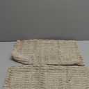 MIULEE Pack of 2 Corduroy Decorative Throw Pillow Covers 12x12 Inch Soft Boho Striped Pillow Covers Modern Farmhouse Home Decor for Sofa Living Room Couch Bed Cream White