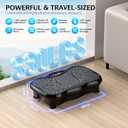 Vibration Plate Exercise Machine, Lymphatic Drainage Machine for Weight Loss, Lymphatic Drainage & Muscle Recovery, Multiple Speeds with Bluetooth & Remote, Max User Weight 330lbs