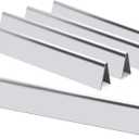 Hiorucet 24.5 Inch Weber 7540 Flavorizer Bars for Weber Genesis 300 Series E310 E320 S310 S320 with Side- Control, Grill Parts, 5 Pack Stainless Steel Flavorizer Bars