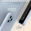 AOTESIER Magnetic for iPhone 16 Pro Max Case, [Compatible with MagSafe][Camera Protection], Food Grade Silicone Phone Case with [2 Screen Protectors], Anti-Scratch Lining, 6.9inch, Baby Blue