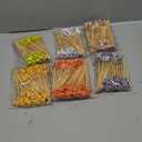 Pickmesh 600 Pcs Jungle Animals Cocktail Picks 4.7 Inch Safari Animals Bamboo Toothpicks Cocktail Skewers for Drinks Party Decorations for Appetizers Fruit Drinks Party Supplies