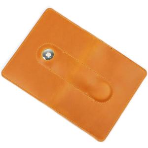 Air Tag Holder - Handmade Leather Passport Holder, Multi-functional Wallet, Vintage Crazy Horse Leather ID & Card Case  Premium Travel Document Organizer & Orange