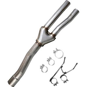 409 Stainless Steel Two Chamber Exhaust Muffler Kit, 3''Inlet/2.25'' Outlet,Direct Fit Exhaust 2009-2018 Ram 1500 (Y-body)