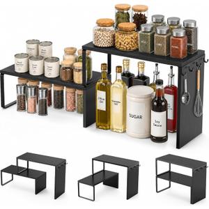 Kitchen Countertop Organizer, Counter Shelf for Corners Coffee Bars Pantry