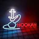 Hookah Neon Sign for Bar Smoke Shop or Man Cave Decor,Bright Led Advertising Display for Smoking Lounge or Vape Shop,Easy Hanging,5V USB.16 * 9inches.