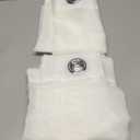 Mrs.Naturall Cream Curtains 45 Inch Length for Bedroom Set of 2 Panels Grommet Sheer Drapes Voile Half Short Ivory  45 Inches Long