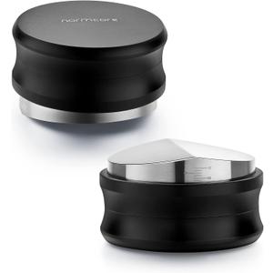 Normcore 53.3mm Coffee Distribution Tool - Espresso Leveler - Coffee Leveling Tool Fits 54mm Breville Portafilters - Barista Espresso Accessories - Adjustable Depth - Stainless Steel base