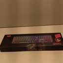 Redragon Mechanical Gaming Keyboard Wired, 11 Programmable Backlit Modes, Hot-Swappable Red Switch, Anti-Ghosting, Double-Shot PBT Keycaps, Light Up Keyboard for PC Mac (RGB LED)