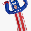 Morph Wacky Waving Kids Inflatable Tube Guy, 4th of July Costume, Kids Inflatable Costume, One size 6-12 years old