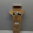 Black Curtain Rods for Windows 66 to 120 Inch, Wrap Around Long Heavy Duty Blackout Window Treatment Rods, 1'' Adjustable Curved Drapery Rod for Indoor Outdoor, All Metal, Aluminium Bracket