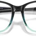 Cyxus Blue Light Blocking Glasses Women Men Computer Gaming Square Glasses UV400 Protection Anti Eyestrain (06-gradient Blue 8121)