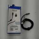 Zgear DC-APP8PMB6M-BC Cable, Nylon Fiber, Black/Chrome, 6 ft L