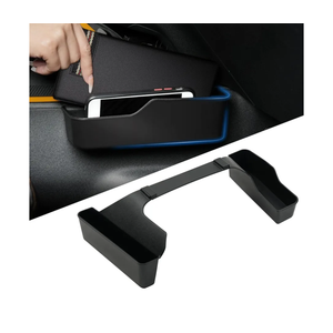 Center Console Gear Shift Organizer Tray Compatible with Ford Bronco 2021 2022 2023 2/4 Door, Center Console Gear Side Storage Box in Matte Black, Interior Accessories