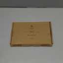 SIMISI RIBBON 24Pcs Brown Christmas Velvet Ribbon Bows Decorations Xmas Ornaments Vintage Decor for Tree, Wreath, Garland (3/8'' Width, 5 * 7 inch)