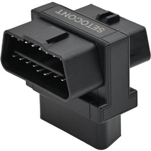 2 x 12V OBD2 Splitter Universal J1962 OBDII Extension Cable Full 16 Pin One Male to Two Female OBD Connector Adapter for Auto Diagnostic Accessories (Type-B)
