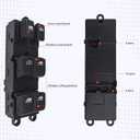 Master Power Window Switch Compatible with Nissan Sentra 2008-2012, Nissan Pathfinder 2005-2007, Replaces 25401-ZJ60A, 25401-9W100, 25401-ZE80A, 25401-ZP40B