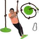 Swurfer Disco Tree Swing - Swing Sets for Backyard, Outdoor Swing, Swingset Outdoor for Kids, Easy Installation, Heavy Duty, Adjustable