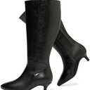 Ruiee Women's Extra Wide Calf Knee High Boots True Wide Width Slouchy Ladies Boots, Comfortable Plus Size Tall Long Boots for Women. Size 11XW